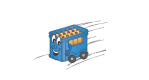 Die rollende Kiste